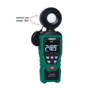 Insize 0 - 20000 FC Lux Meter, 9371-L110