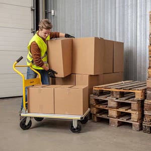 Stanley 350 Kg Load Capacity Industrial Platform Truck, SXWT-PC512
