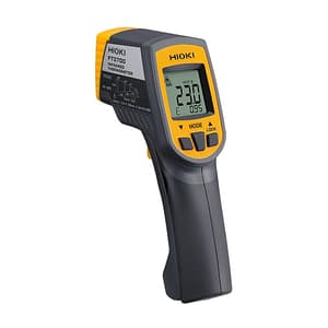 Hioki Non-Contact Infrared Thermometer Sharply Focus on Measurement Spots With Two-Beam Laser Marker, FT3701-20