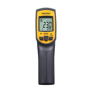 Hioki Non-Contact Infrared Thermometer Sharply Focus on Measurement Spots With Two-Beam Laser Marker, FT3701-20