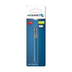 Hogert 78 mm, 1/4 Inch Aluminium Bit Holder, HT1S441