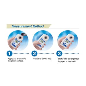 Atago 0.0 - 85.0% Brix Digital Hand-held Pocket Refractometer, PAL-a