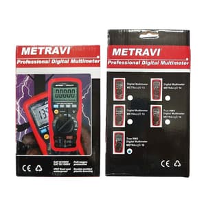 Metravi 4-3/4 Digits / 1000V Fully-Protected Digital TRMS Industrial Multimeter, Metrasafe-18