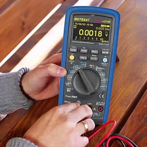 Metravi 4-5/6 Digits / 1000V Digital TRMS Industrial Multimeter, Metrasafe-20