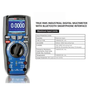 Metravi 50000 Counts / 1000 V AC / DC Digital TRMS Multimeter with Bluetooth Wireless Connectivity, PRO 589
