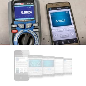 Metravi 50000 Counts / 1000 V AC / DC Digital TRMS Multimeter with Bluetooth Wireless Connectivity, PRO 589