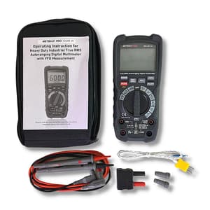Metravi 6000 Counts / 1500V Digital TRMS Auto-Ranging Multimeter, Pro Solar-1A