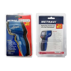 Metravi 3 Digits -50°C to 550°C (-58°F ~ 1022°F) Temperature Range With Single Laser Sighting Non Contact Infrared Thermometer, MT-2