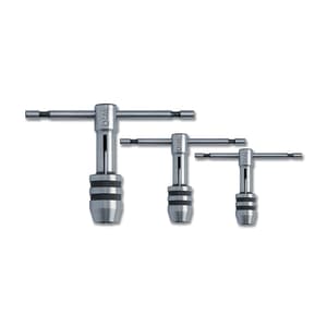 Ozar 3 Pcs T-Handle Tap Wrench With Solid Jaw, ATW-7070