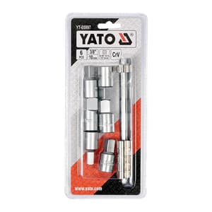 Yato 6 Pcs Oil Drain Plug Key Set, YT-05997