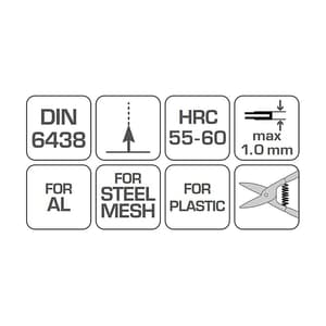 Hogert 300 mm / 12 inch Pelican Tin Snips, HT3B509
