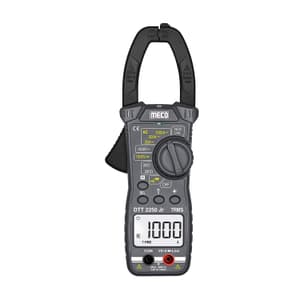 Meco 3-1/2 Digit 1999 Counts 1000A AC TRMS Manual Ranging Digital Clamp Meter, DTT 2250 Jr