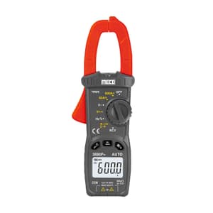 Meco 3-5/6 Digit 6000 Counts 600A DC/AC TRMS Auto Ranging Digital Clamp Meter, 3690P+ AUTO