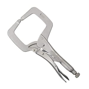 Irwin 11 inch / 275 mm Locking C-Clamps with Regular Tips, T19EL4
