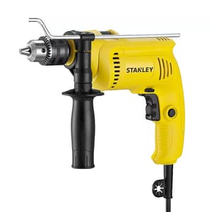 Stanley 13mm 600W Impact Hammer Drill Machine For Drilling Wood, Steel & Masonry, SDH600-IN