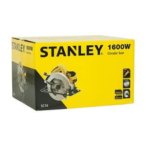 Stanley 190 mm / 1600W Circular Saw With 24T Blade, SC16