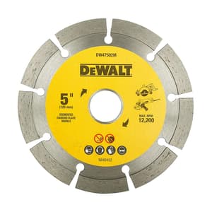 Dewalt 5 inch / 125 mm Segmented Marble Cutting Blade, DW47502M-IN