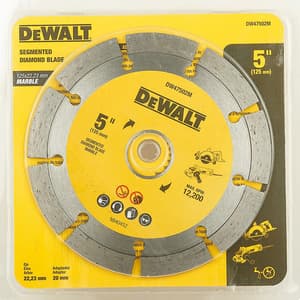Dewalt 5 inch / 125 mm Segmented Marble Cutting Blade, DW47502M-IN