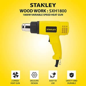 Stanley 1800W 600°C 2 Speed Heat Gun, SXH1800-IN