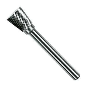 Totem 6.30 x 38 mm Inverted Cone Shape Tungsten Carbide Rotary Burr, MA4