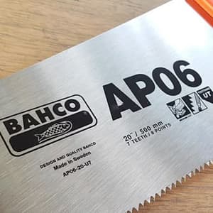 Bahco 550 mm / 22 Inch Medium Cut Universal Handsaw For Wood, AP 06 22