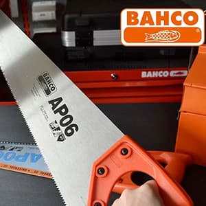 Bahco 550 mm / 22 Inch Medium Cut Universal Handsaw For Wood, AP 06 22