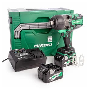 HiKoki 3/4 Inch / 36V / 2.5 Ah Li-ion Cordless Impact Wrench (Brushless), WR 36DAWRZ