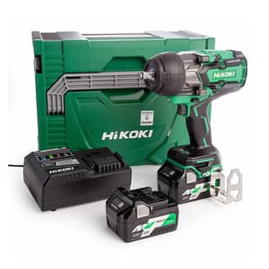 HiKoki 1/2 Inch / 36V / 2.5 Ah Li-ion Cordless Impact Wrench (Brushless), WR 36DBWRZ