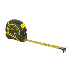 Stanley 3Mtr x 13mm Width Tylon Measurement Tape in Rugged Rubber Case, STHT43066-12