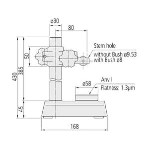 Mitutoyo 58 mm Dia. Transfer Stand, 519-109-10