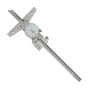 Mitutoyo 0 - 200 mm Dial Depth Gauge with Fine Adjustment, 527-302-50