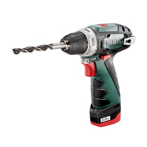 Metabo 10.8V / 2 x 2 Ah Li-ion Basic Drill Driver (Cordless), POWERMAXX BS