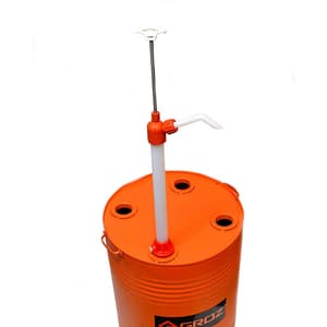 Groz Nylon Chemical Pump For Use With 50-210 Ltr Drums, CMP/12
