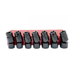 Sumake 7 Pcs 1/2 Inch Sq. Drive Air Universal Socket Set, SIS-4407