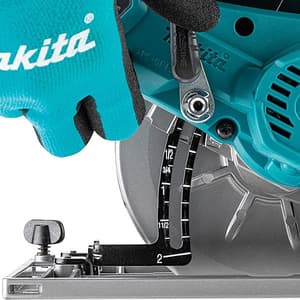 Makita 40Vmax XGT BL 165 mm (6-1/2") Cordless Magnesium Circular Saw with Rapid Charger & 2 Pcs 2.5Ah Batteries, HS012GD201