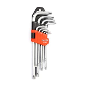 Yato T10 - T50 Torx Key Set CRV (9 Pcs), YT-0511