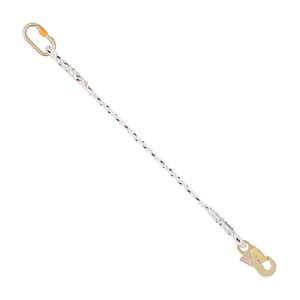 Karam 1 Mtr Restraint Twisted Rope Lanyard, PN 207