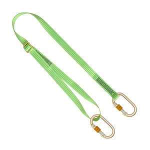 Karam 2 Mtr Work Positioning Lanyard With Manual Adjustable Buckle, PN243 (2.0M)