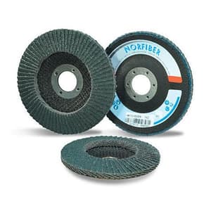 Norton Norfibre 100 x 16 mm / 80 Grit Flap Disc - Type 29 (Pack of 10 Pcs), FP133B