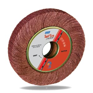 Norton Spitfire 150 x 25 x 31.75 mm / 120 Grit Xtreme Flap Wheels Without Wooden Bush (Pack Of 20 Pcs), FAX15