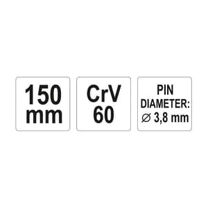 Yato 150 mm / 3.8 mm Pin Punch, YT-4690