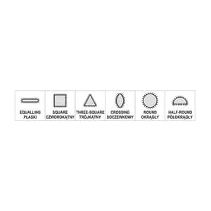 Yato 4 x 75 x 160 mm Needle File Set (Pack Of 6 Pcs), YT-6161