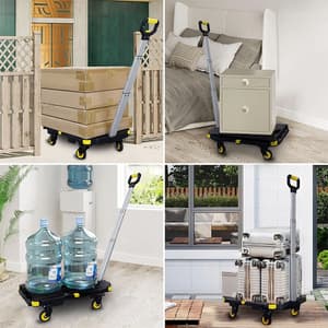 Stanley 137 Kg Load Capacity Utility Platform Dolly with Handle, SXWT-PC532-SP