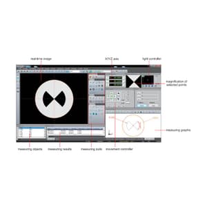 Insize 370 x 270 x 150 mm Standard Type CNC Vision Measuring System with Computer and Without Desk, ISD-V370CNCA