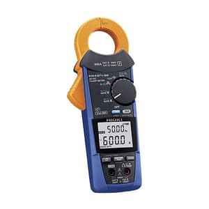 Hioki 20.00 A / 600.0 A True-RMS AC/DC Clamp Meter, CM4371-50