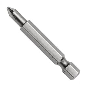 Hogert PH2 x 50 mm Length Phillips Screwdriver Bits (Pack of 2 Pcs), HT1S311