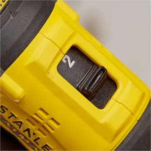 Stanley 20V / 2.0 Ah / 13 mm Cordless Brushless Hammer Drill Driver With 2 Batteries & Charger (FATMAX), SBD715D2K