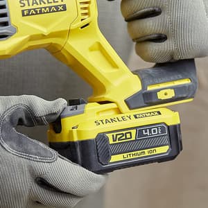 Stanley 22mm / 20V / 4.0Ah Cordless Brushless Rotary Hammer With 2 Batteries & Charger (FATMAX), SBH900M2K