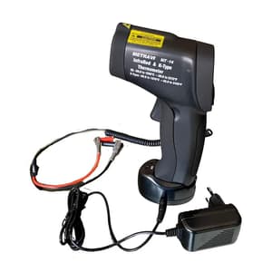 Metravi 4 Digits 1300°C Temperature Range Non-contact cum Contact Infrared Thermometer, MT-14