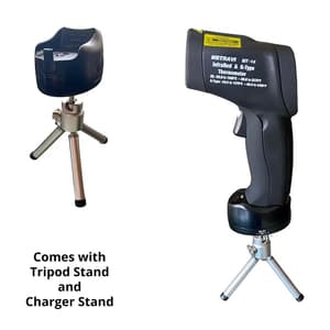 Metravi 4 Digits 1300°C Temperature Range Non-contact cum Contact Infrared Thermometer, MT-14